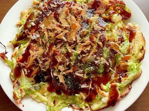 ポテトサラダのお好み焼きꕤ* ⁺.